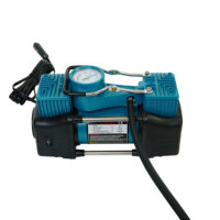 ABS Twin Cylinder 30mm Bore 12V DC Tire Pump with 150PSI Max Pressure for Emergency Use
