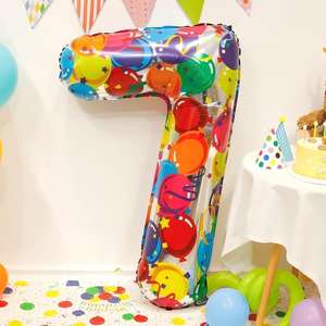 ลูกโป่งฟอยล์หลากสี<span class=keywords><strong>ร</strong></span>ุ้งขนาด 40 นิ้ว ยอดนิยม สำหรับตกแต่งธีมวันเกิด - Product Image 5