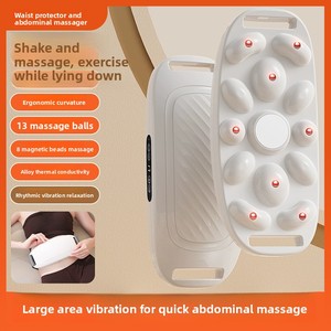 Máquina vibratoria para frotar la cintura y el abdomen: Herramienta para adelgazar el vientre Lazy Fat Slayer, masajeador abdominal para sacudir el hogar - Product Image 5