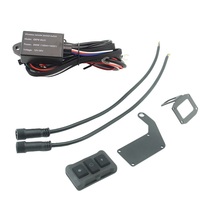 Saklar Kontrol Jarak Jauh Nirkabel Klakson Lampu Flash Kabel 200W 300W 12V Mobil Lampu Sorot Tinggi dan Rendah Kabel Harness