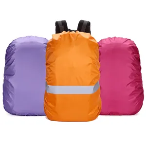 2024新设计彩色耐用轻质反光防水背包户外骑行徒步旅行雨罩