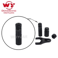 WEIYUAN Juego de 4 Herramientas de Medición y Desmontaje de Válvulas Solenoides de Bomba de Combustible Common Rail para Bomba 320D, Certificado ISO 9001, 6 Meses de Garantía