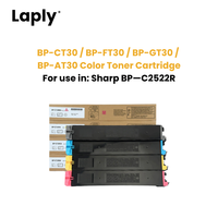 Cartouche de toner compatible Laply BP-CT30 BP-FT30 BP-GT30 pour photocopieur SHARP BP-C2522R, machine couleur de bureau