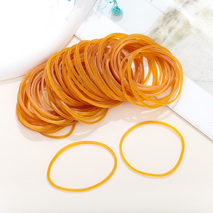 Yellow Rubber Bands Small Size For DIY Jewelry Accessories Office Use Durable Elastic Supply Craft Supplies - Product Image 2