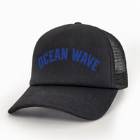 Gorra deportiva unisex de 5 paneles personalizada al por mayor, gorra de camionero de algodón con logotipo bordado en 3D de alta calidad, gorra de béisbol clásica