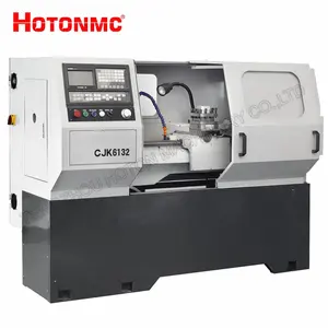 China de alto rendimiento Mini torno CNC CJK6132 con servomotor