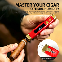 Hygromètre à cigare KOFIG KF-3100 2026 ABS, type sonde, humidimètre interne dédié, écran LCD, profondeur de mesure de 10 cm, 3 ans de garantie