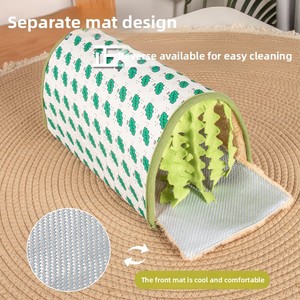 Usine néerlandaise écologique solide hiver nidification été canal de refroidissement petit animal de compagnie tunnel jouet pour <span class=keywords><strong>hamster</strong></span> hérisson autres animaux de compagnie lit - Product Image 2