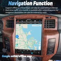 Navigation GPS Android pour voiture 121 pouces, montage sur tableau de bord pour Patrol Y61 2004-2010, lecteur multimédia vidéo radio