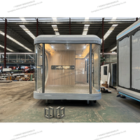Structure en acier détachable, maison préfabriquée modulaire, kit de maison miniature prête à l'emploi, déplacement rapide, villa personnalisable