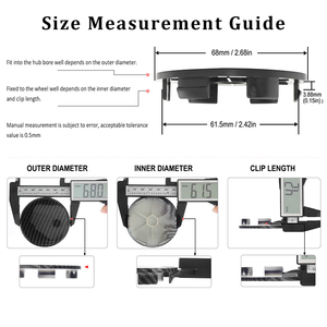 อุปกรณ์ตกแต่งภายนอก ฝาครอบล้อ ABS ขนาด 68 มม. ลายคาร์บอนไฟเบอร์ ฝาครอบดุมล้อเปล่า ขายส่ง ฝาครอบล้อรถยนต์ สำหรับ <span class=keywords><strong>BBS</strong></span> <span class=keywords><strong>LM</strong></span> - Product Image 2