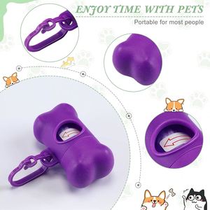 Distributeur de sacs à déjections canines 2026 avec sacs de collecte en vrac, support pour sacs à crottes de chiot avec 1 rouleau de sacs - Product Image 3