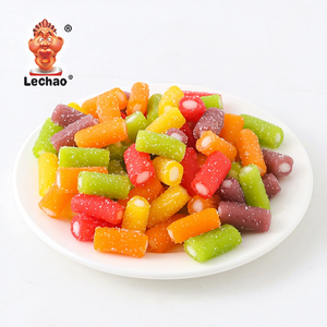 Bâtonnets de bonbons acidulés aux fruits personnalisés sous marque privée, bâtonnets de réglisse colorés, bonbons gélifiés acidulés fourrés - Product Image 4