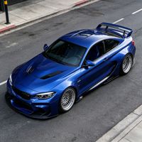 Vinilo Metálico Azul Metálico Premium para Envoltura de Carrocería de Automóviles, Color Azul Azure, Sin Efecto Piel de Naranja, para Vehículos de Lujo
