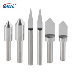 EITFS Custom CNC Solid Carbide hot sale flat bottom V shape engraving router bits