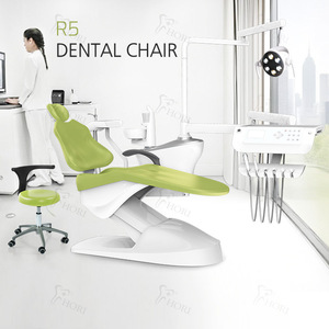 Sillón Dental Hori Eléctrico Verde Claro con Diseño de Caja Lateral Giratoria de 90 Grados - Product Image 2