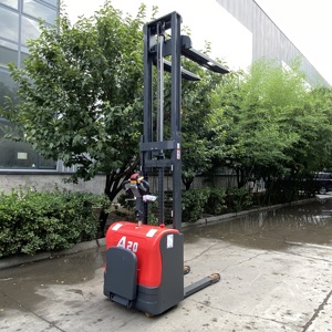 Chariot élévateur à palettes tout-terrain à livraison rapide, capacité de levage de 1,5 à 2 tonnes, hauteur de levage de 3 m, acier haute résistance et résistant aux chocs, chariot élévateur électrique - Product Image 1