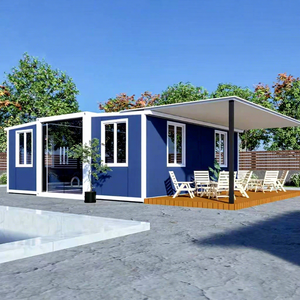 Casa Contenedor Expandible <span class=keywords><strong>de</strong></span> 20 pies con Techo Inclinado y Porche, ADU para <span class=keywords><strong>Alquiler</strong></span>, Inversión, Baño, Cocina, Impermeable, Montaje Rápido, Personalizable, CE - Product Image 2