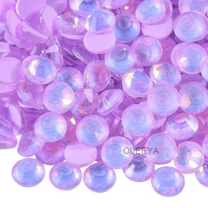 Nouvelle Couleur Usine Oleeya 2028 Strass en Verre Phénix de Feu Populaire Non Thermocollant à Dos Plat pour Ongles - Product Image 3