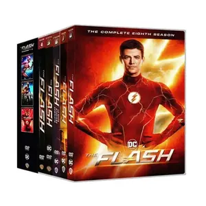 Novo lançamento The Flash Season 1-8 39 DVD Box Set Filme TV Show Filme Fabricante Fornecimento de fábrica Disco Vendedor