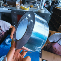 Ruban adhésif personnalisé imperméable de haute qualité pour conduits d'air de ventilation, très résistant, auto-adhésif, pour usage domestique