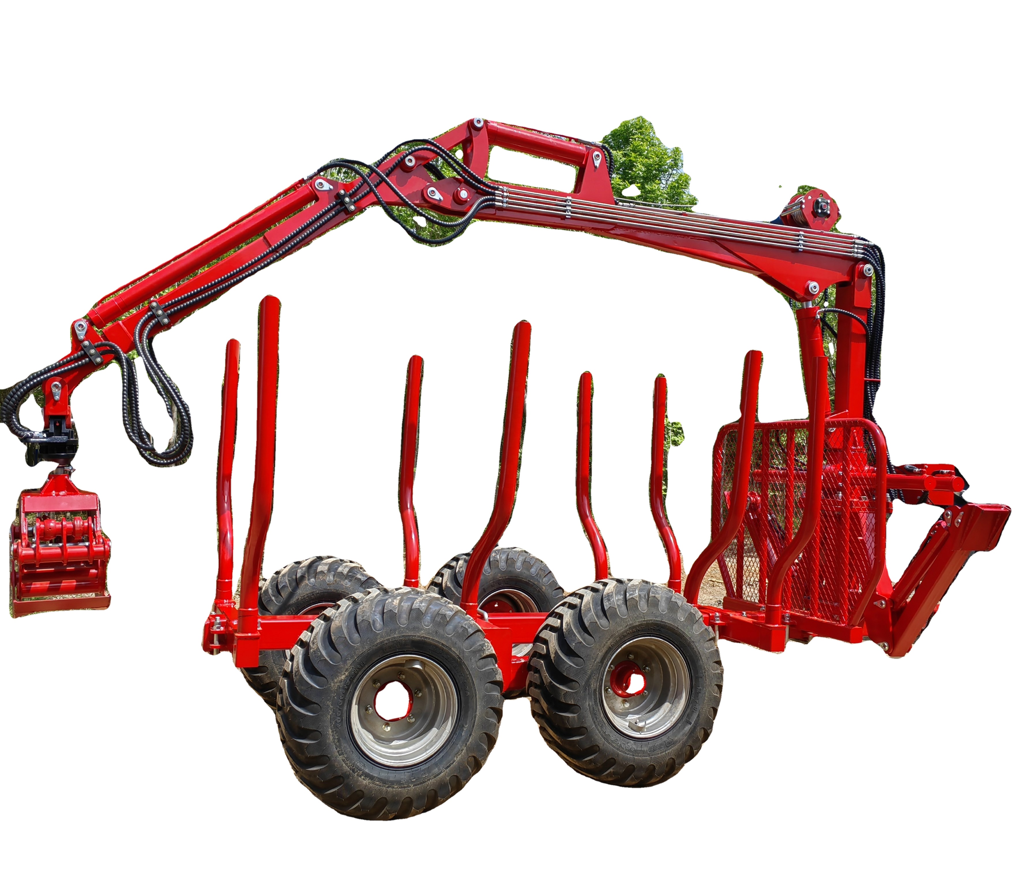 Лесохозяйственная техника lovol, тягач с ПТО приводом, погрузочный прицеп с краном (от 1 до 12 тонн)