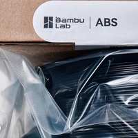 Filamen Printer 3D Bamboo ABS Hitam 1.75mm 1kg Kuat & Tahan Lama Tahan Panas Tahan Benturan Tinggi Kompatibel AMS untuk A1/A1 Mini