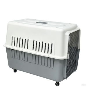 Cage de <span class=keywords><strong>transport</strong></span> pour animaux de compagnie de grande taille de haute qualité avec roues - Product Image 5