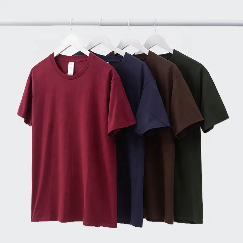 INFLATION 200 Gsm 100% Cotton T Shirt Blank Custom Logo Team Tshirt High Quality Plain T Shirt