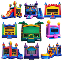 Château gonflable commercial robuste en PVC, durable, grand format, pour enfants, adultes et écoles