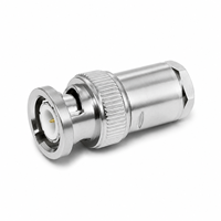 Connecteur coaxial RF mâle BNC en cuivre, type à sertir, pour câbles RG58 RG174 WTR195 WTR200, conforme RoHS