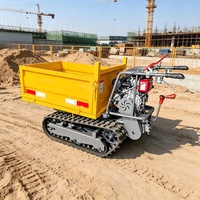 500 kg Mini-Raupentransporter, 0,5 Tonnen Raupenkipper für Landwirtschaft, Bergbau und Baustellen