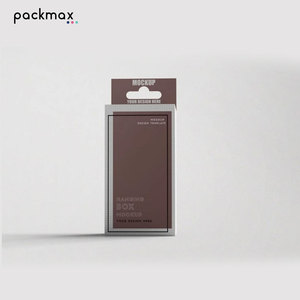 Boîte en carton carrée portable, écologique, biodégradable, personnalisée, pour café, aliments, soins personnels, avec poignée de suspension, design réutilisable - Product Image 5