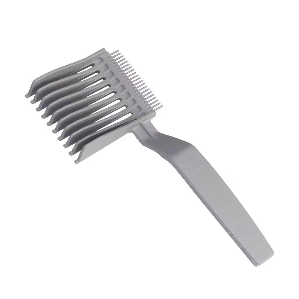 Old-style gray hair comb