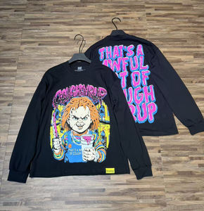 THAT'S A AWFUL LOT OF COUGH SYRUP <b>Top</b> Quality Heavyweight 100% Cotton High Street Trendy Brand Loose <b>Long</b> <b>Sleeve</b> Hoodie for Men - Product Image 3