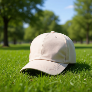 Cappellino da Baseball Beige in Cotone Unisex per Uso Esterno - Product Image 2