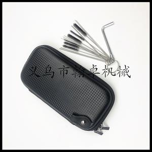 14-Piece Carburetor Screwdriver Set with Adjuster Black Leather Case Brush Lawnmower Hose <b>Chainsaw</b> Accessories HZPJ Tool Set - Product Image 3