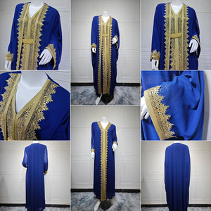 465 tradizionale abbigliamento musulmano Jal Iya per le donne Dubai <span class=keywords><strong>Aya</strong></span> donna vestito musulmano Islam abbigliamento caftano <span class=keywords><strong>Aya</strong></span> due pezzi Set - Product Image 6