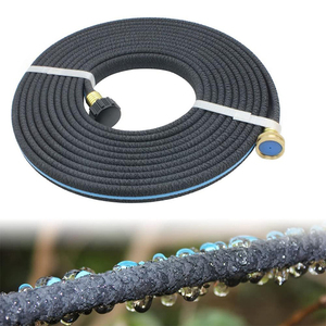 100FT Drip Mangueira Economize Água Conectores De Metal Sólido <span class=keywords><strong>Soaker</strong></span> Mangueira para Jardim - Product Image 4