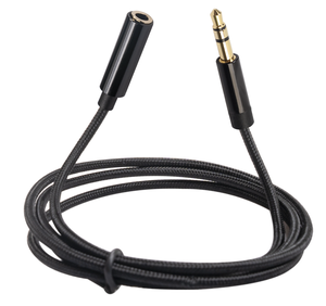Câble d'extension audio auxiliaire 3,5 mm mâle-femelle tressé en nylon pour <span class=keywords><strong>iPhone</strong></span>, iPad, smartphones, tablettes, lecteurs multimédias - Product Image 5