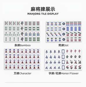 Tuiles de Mahjong personnalisées colorées pour fête de jardin et tapis en néoprène assorti - Product Image 5