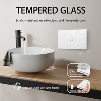 Alexa Google Tuya Smart Life App Compatible Moderne 1 Gang US Smart Wall Switch Commutateurs faciles et pratiques pour la maison