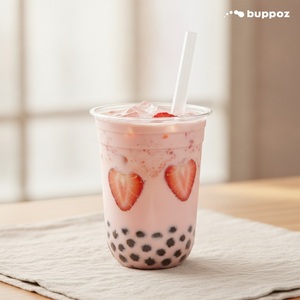 Poudre de thé au lait à la fraise, sac de 1 kg, Halal, HACCP, pour les boutiques de thé au lait et de bubble tea, OEM ODM - Product Image 4