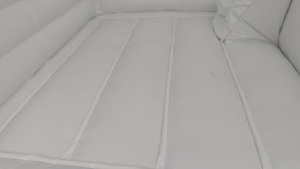 Castillo Inflable Blanco Comercial y Moderno con Tobogán, <span class=keywords><strong>Casa</strong></span> <span class=keywords><strong>de</strong></span> Brinco para Fiestas, Bodas y Eventos - Product Image 2