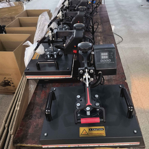 Máquina de prensa de calor de alta presión de 15x15 cm para etiquetas, camisetas, impresora multifuncional de transferencia por sublimación con temporizador digital - Product Image 4