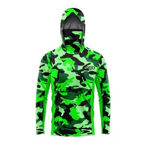เสื้อฮู้ดดี้ตกปลา RTS UPF 50+ สำหรับผู้ชายและผู้หญิง ระบายอากาศได้ดี ซับเหงื่อ แห้งเร็ว แขนยาว เหมาะสำหรับตกปลาและเดินป่า - Product Image 2