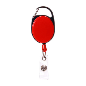 Porte-clés ovale rétractable en alliage de zinc Qiuyu avec un design original, modèle 6750, fabriqué en Chine - Product Image 4