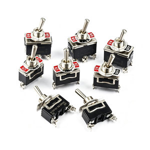 Interruptor Basculante ON-OFF-ON E-TEN1322 1021 1122 1221 1321 1121, Interruptor de Perilla 15A 250V, Apertura 12MM, 2/3/4/6 Pines, 2 Velocidades, 3 Velocidades - Product Image 1