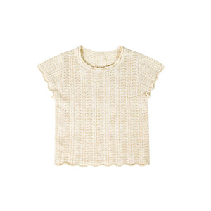 Camisetas de Punto Ligeras de Verano 2026 para Niñas, Camisetas de Punto Transpirables y Delgadas para Niños, Camisetas Informales de Punto para Niños - Product Image 1