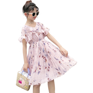 Robe de fête pour enfants, robe de princesse florale à la mode, robe longue pour filles, achat en ligne en Chine, directement de l'usine chinoise - Product Image 1